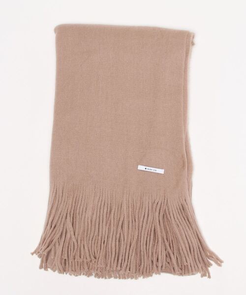 COLONY 2139（コロニートゥーワンスリーナイン）の「【ユニセックス】ラッセルストール/マフラー（ストール/ショール・レディース・ブラック/ベージュ/サックスブルー/ホワイト/ピンク・FREE）」の11枚目の写真