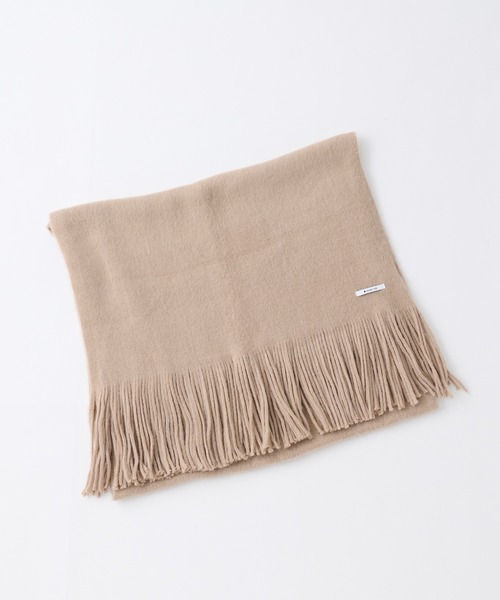 COLONY 2139（コロニートゥーワンスリーナイン）の「【ユニセックス】ラッセルストール/マフラー（ストール/ショール・レディース・ブラック/ベージュ/サックスブルー/ホワイト/ピンク・FREE）」の6枚目の写真