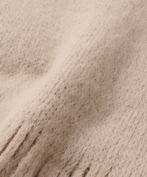 COLONY 2139（コロニートゥーワンスリーナイン）の「【ユニセックス】ラッセルストール/マフラー（ストール/ショール・レディース・ブラック/ベージュ/サックスブルー/ホワイト/ピンク・FREE）」の8枚目の写真