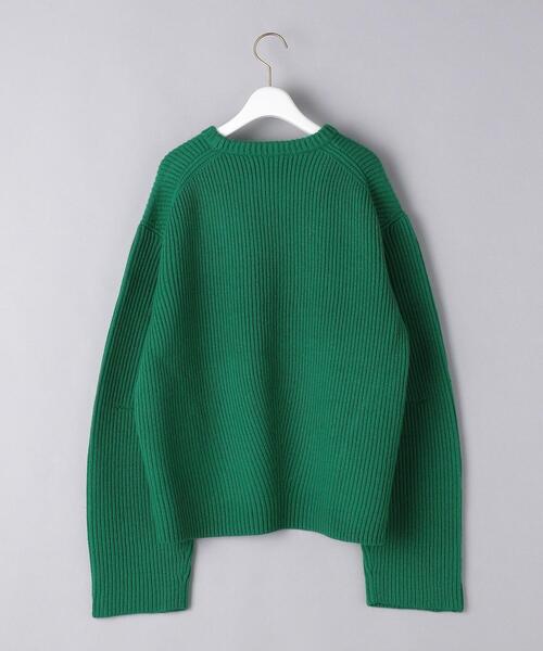 AEWEN MATOPH（イウエン マトフ）の「＜AEWEN MATOPH（イウエン マトフ）＞ウール アゼ クルーネックリブニット（ニット/セーター・レディース・ベージュ/ケリー/オフホワイト/その他1/オレンジ・FREE）」の10枚目の写真