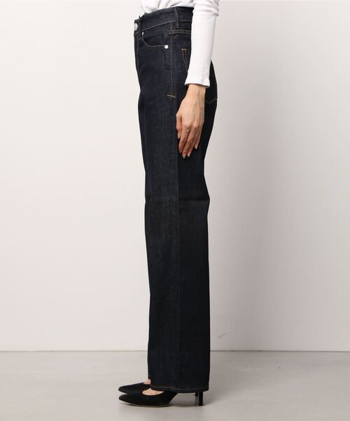 YANUK ボーイズストレート LEA ブラック デニム 26 YANUK(ヤヌーク