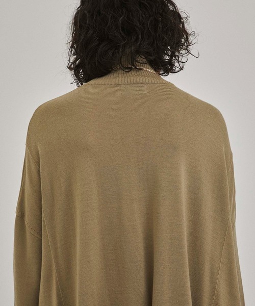 A + TOKYO（エープラストウキョウ）の「タートルネックポンチョニット（ニット/セーター・レディース・ベージュ/グレー・FREE）」の14枚目の写真