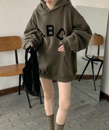 MANGROVE | ABCプリントオーバーサイズフーディー(パーカー)