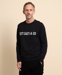 40ｃｔ＆525 | エンブロイダリーロゴ 長袖Tシャツ(Tシャツ/カットソー)