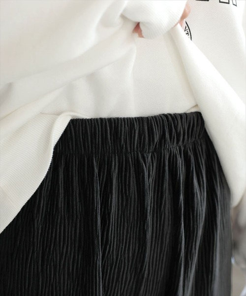 DONOBAN(ドノバン)の「ワイドリブパンツ(その他パンツ・レディース・グリーン/ベージュ/ホワイト系その他/グレー/ブラック・F)」の19枚目の写真