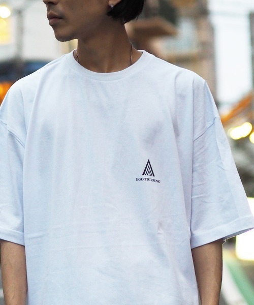 EGO TRIPPING(エゴトリッピング)の「mt7545- POETRY TEE Tシャツ(Tシャツ/カットソー・メンズ・ホワイト/ブラック・48/46)」の6枚目の写真