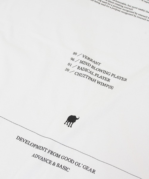 EGO TRIPPING(エゴトリッピング)の「mt7545- POETRY TEE Tシャツ(Tシャツ/カットソー・メンズ・ホワイト/ブラック・48/46)」の9枚目の写真