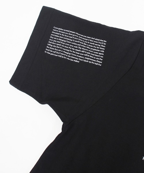 EGO TRIPPING(エゴトリッピング)の「mt7545- POETRY TEE Tシャツ(Tシャツ/カットソー・メンズ・ホワイト/ブラック・48/46)」の20枚目の写真