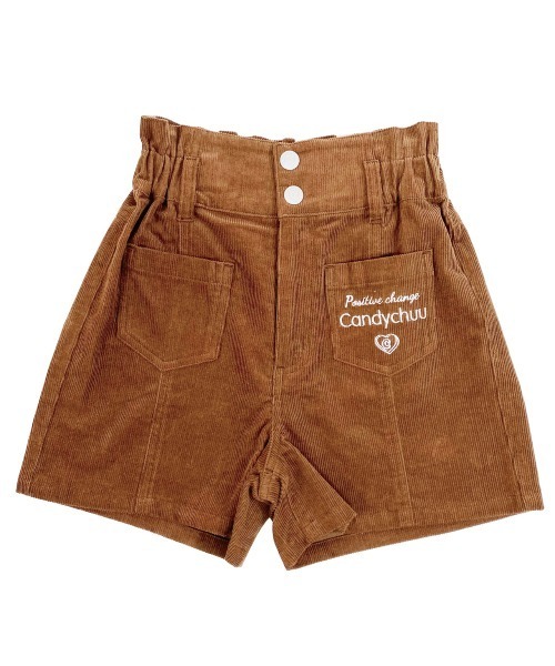 Candychuu（キャンディチュウ）の「コーデュロイショーパン（その他パンツ・キッズ・ブラウン/ピンク・SS/S/M/XXS）」の8枚目の写真