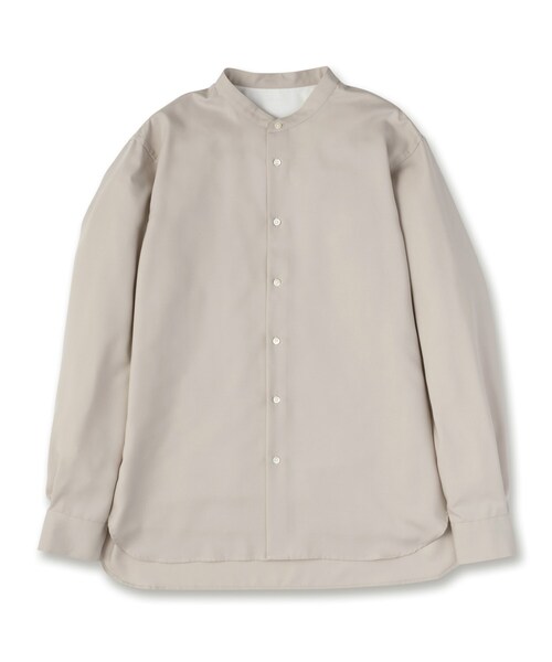 tk.TAKEO KIKUCHI(ティーケータケオキクチ)の「◆TRバンドカラーシャツ(シャツ/ブラウス・メンズ・ホワイト/ナチュラル/カーキ/ベージュ系/ネイビー系/ホワイト系1・03/01/02/04)」の7枚目の写真