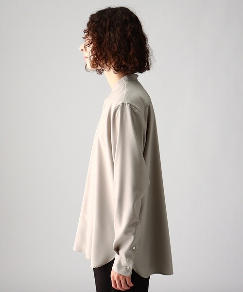 tk.TAKEO KIKUCHI(ティーケータケオキクチ)の「◆TRバンドカラーシャツ(シャツ/ブラウス・メンズ・ホワイト/ナチュラル/カーキ/ベージュ系/ネイビー系/ホワイト系1・03/01/02/04)」の9枚目の写真