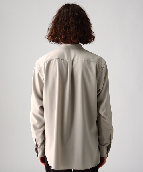 tk.TAKEO KIKUCHI(ティーケータケオキクチ)の「◆TRバンドカラーシャツ(シャツ/ブラウス・メンズ・ホワイト/ナチュラル/カーキ/ベージュ系/ネイビー系/ホワイト系1・03/01/02/04)」の10枚目の写真