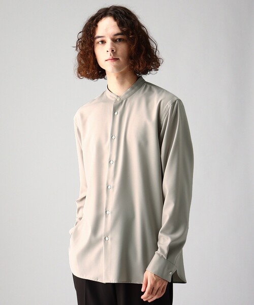 tk.TAKEO KIKUCHI(ティーケータケオキクチ)の「◆TRバンドカラーシャツ(シャツ/ブラウス・メンズ・ホワイト/ナチュラル/カーキ/ベージュ系/ネイビー系/ホワイト系1・03/01/02/04)」の18枚目の写真