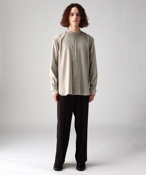 tk.TAKEO KIKUCHI(ティーケータケオキクチ)の「◆TRバンドカラーシャツ(シャツ/ブラウス・メンズ・ホワイト/ナチュラル/カーキ/ベージュ系/ネイビー系/ホワイト系1・03/01/02/04)」の17枚目の写真