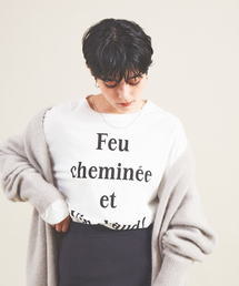 Rouge vif Anna | クルーネックロゴロンT(Tシャツ/カットソー)