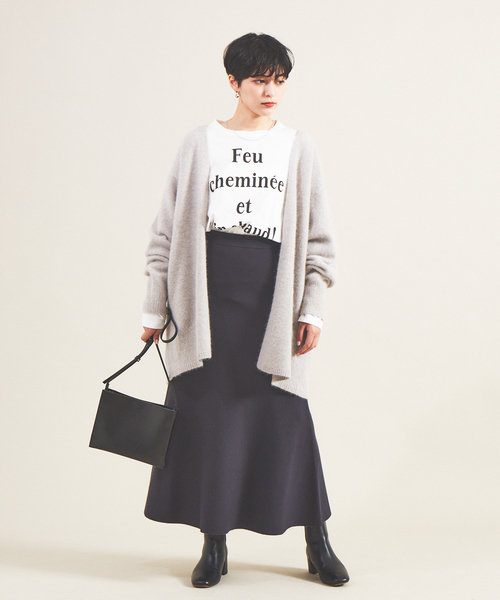 Rouge vif Anna（ルージュヴィフアンナ）の「クルーネックロゴロンT（Tシャツ/カットソー・レディース・ブラック/ピンク・フリー）」の4枚目の写真