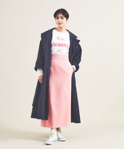 Rouge vif Anna（ルージュヴィフアンナ）の「クルーネックロゴロンT（Tシャツ/カットソー・レディース・ブラック/ピンク・フリー）」の17枚目の写真