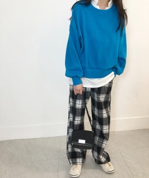 me+em select | チェックイージーパンツ(その他パンツ)