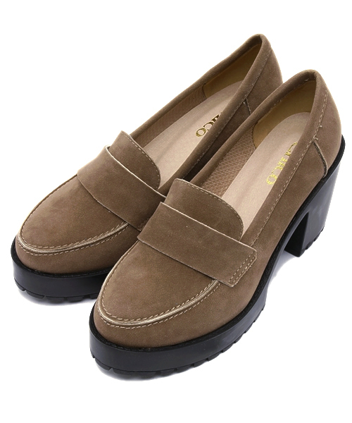 Chico(チコ)の「タンクソールローファー(ブーティ・レディース・ベージュ/ブラック・SMALL/LARGE/MEDIUM)」の5枚目の写真