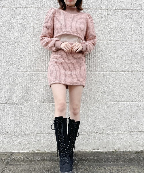 lilLilly（リルリリー）の「5wayアンサンブルニット（ニット/セーター・レディース・ホワイト/ブラック/ピンク・FREE）」の14枚目の写真