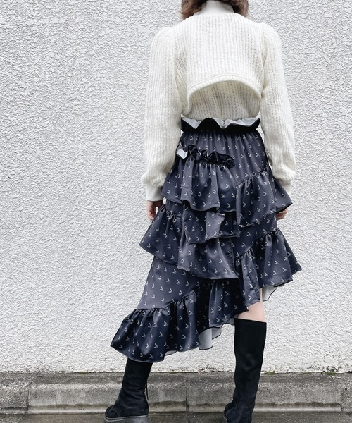 lilLilly（リルリリー）の「5wayアンサンブルニット（ニット/セーター・レディース・ホワイト/ブラック/ピンク・FREE）」の16枚目の写真