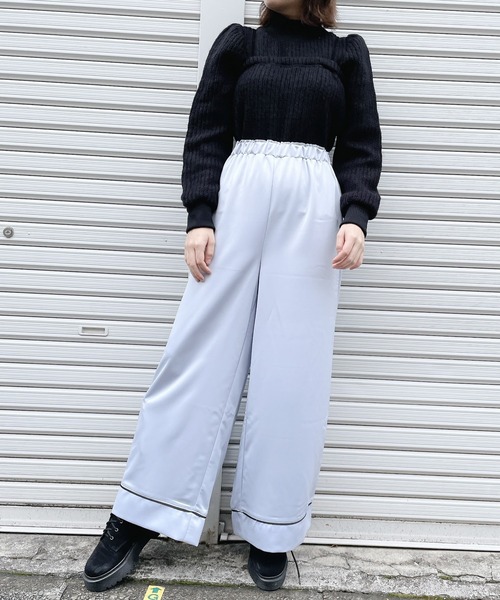 lilLilly（リルリリー）の「5wayアンサンブルニット（ニット/セーター・レディース・ホワイト/ブラック/ピンク・FREE）」の12枚目の写真