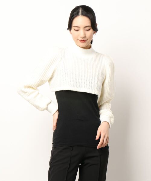 lilLilly（リルリリー）の「5wayアンサンブルニット（ニット/セーター・レディース・ホワイト/ブラック/ピンク・FREE）」の13枚目の写真