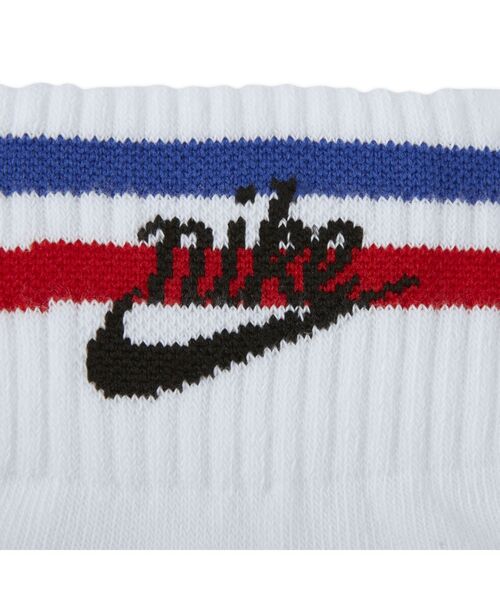 NIKE(ナイキ)の「ナイキ エブリデイ エッセンシャル アンクル ソックス (3足) / Nike Everyday Essential Ankle Socks (3 Pairs) <21-29cm 展開>(ソックス/靴下・メンズ・ホワイト/ブラック・23-25/25-27/27-29/21-23)」の5枚目の写真