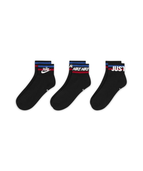 NIKE(ナイキ)の「ナイキ エブリデイ エッセンシャル アンクル ソックス (3足) / Nike Everyday Essential Ankle Socks (3 Pairs) <21-29cm 展開>(ソックス/靴下・メンズ・ホワイト/ブラック・23-25/25-27/27-29/21-23)」の6枚目の写真