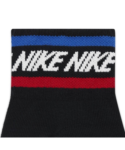 NIKE(ナイキ)の「ナイキ エブリデイ エッセンシャル アンクル ソックス (3足) / Nike Everyday Essential Ankle Socks (3 Pairs) <21-29cm 展開>(ソックス/靴下・メンズ・ホワイト/ブラック・23-25/25-27/27-29/21-23)」の8枚目の写真