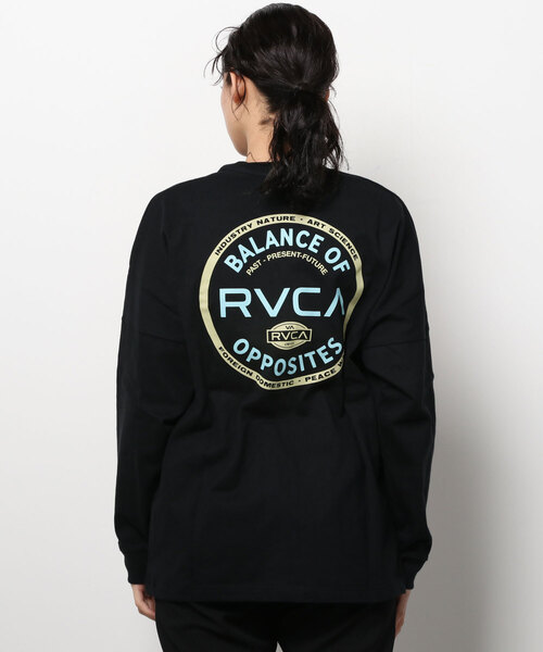 renoma paris ビックロゴロングスリーブ セール】RVCA/ルーカ ビッグシルエット バックプリントロンT