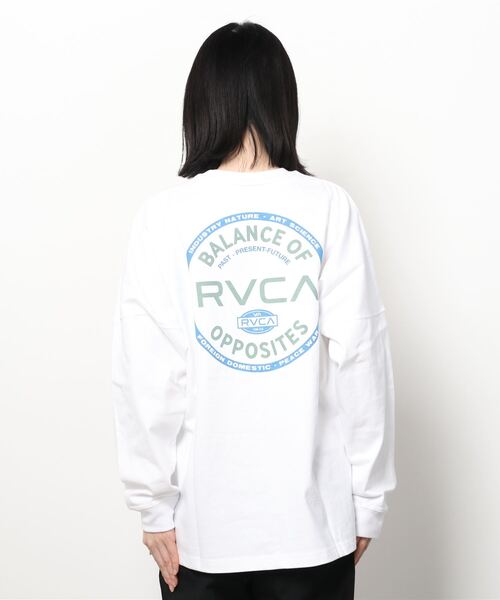 renoma paris ビックロゴロングスリーブ セール】RVCA/ルーカ ビッグシルエット バックプリントロンT