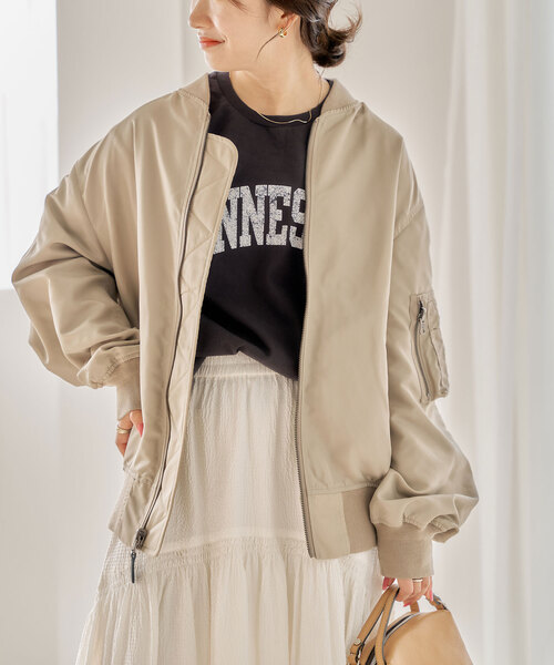 JOURNAL STANDARD - 【新品】JOURNAL STANDARD リバーシブルMA-1 ベージュ JOURNAL STANDARD（ジャーナルスタンダード）の「Reversible MA