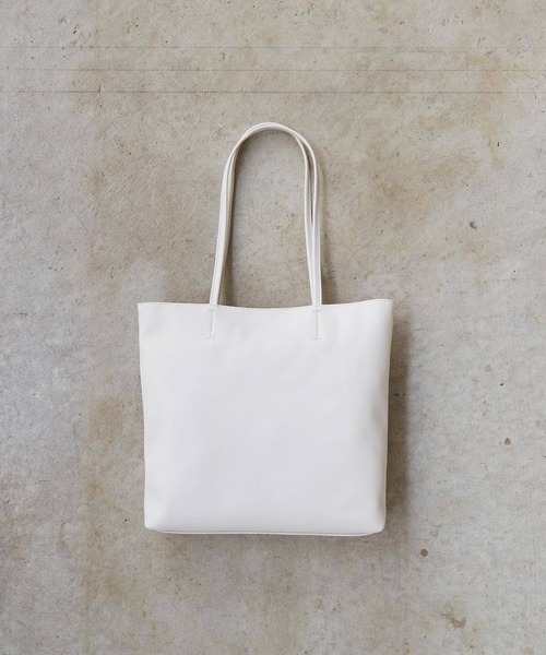 EFOLE（エフォル）の「【EFOLE】 スリムハンドル トートバッグ（トートバッグ・レディース・ブラック/ブラウン/クリーム・FREE）」の3枚目の写真