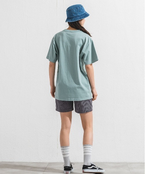 OFFSHORE(オフショア)の「OS×RYU AMBE TEE/オフショア×アンベリュー コラボティーシャツ(Tシャツ/カットソー・メンズ・オフホワイト/ライトグリーン・S/M/L/XL)」の15枚目の写真