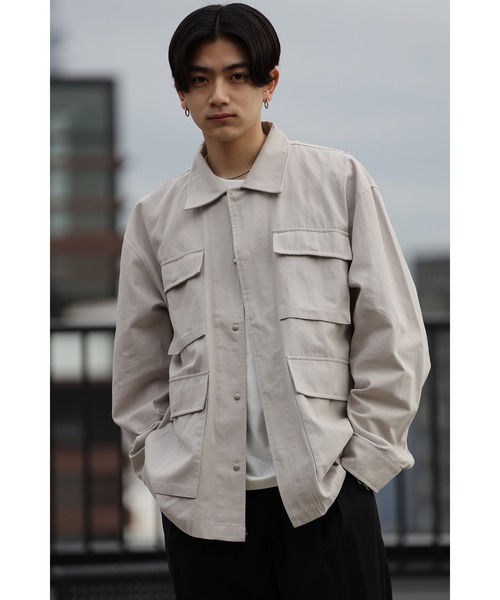 CREARE -LINO-（クレアーレリノ）の「M65 ミリタリーフィールドジャケット（ブルゾン・メンズ・ブラック/グレー/カーキ・M/L）」の10枚目の写真