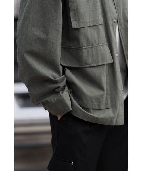 CREARE -LINO-（クレアーレリノ）の「M65 ミリタリーフィールドジャケット（ブルゾン・メンズ・ブラック/グレー/カーキ・M/L）」の22枚目の写真