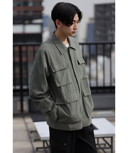 CREARE -LINO-（クレアーレリノ）の「M65 ミリタリーフィールドジャケット（ブルゾン・メンズ・ブラック/グレー/カーキ・M/L）」の20枚目の写真