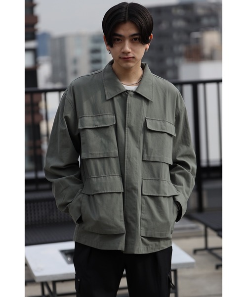 CREARE -LINO-（クレアーレリノ）の「M65 ミリタリーフィールドジャケット（ブルゾン・メンズ・ブラック/グレー/カーキ・M/L）」の17枚目の写真