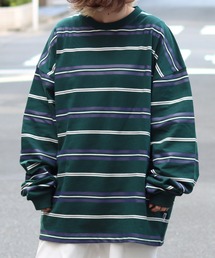 ILL'S / イルズ マルチボーダービッグロンT