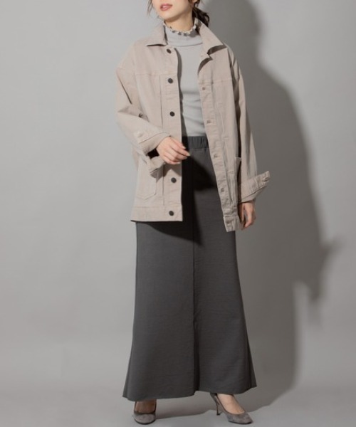 Munich(ミューニック)の「Munich(ミューニック) テンセルコットンツイルブルゾン /MN221B22(ブルゾン・レディース・グレー・SMALL)」の6枚目の写真