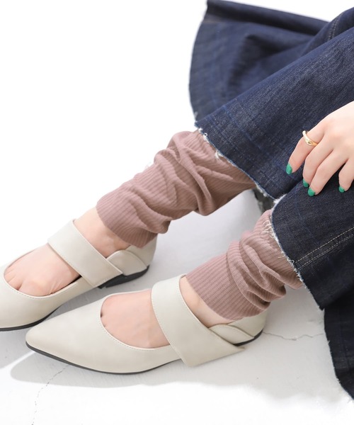 osharewalker(オシャレウォーカー)の「【廃盤】【セルフカット・機能素材】『リブレギンス』(レギンス/スパッツ・レディース・ブラック/モカ/グレイッシュブルー・1/2)」の12枚目の写真