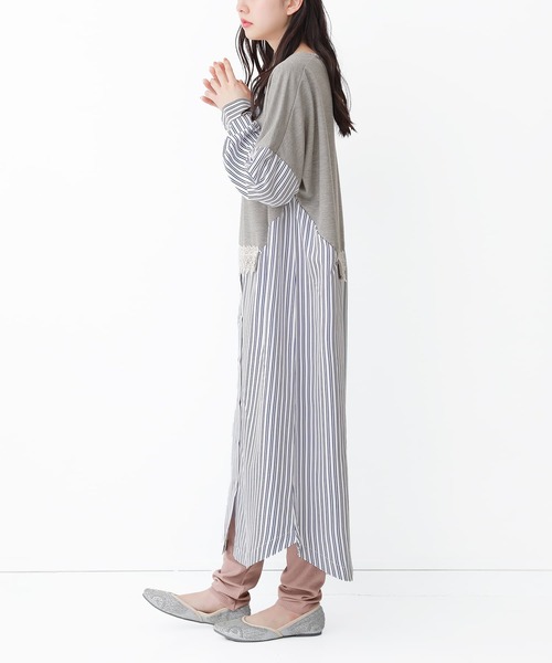 osharewalker(オシャレウォーカー)の「【廃盤】【セルフカット・機能素材】『リブレギンス』(レギンス/スパッツ・レディース・ブラック/モカ/グレイッシュブルー・1/2)」の13枚目の写真