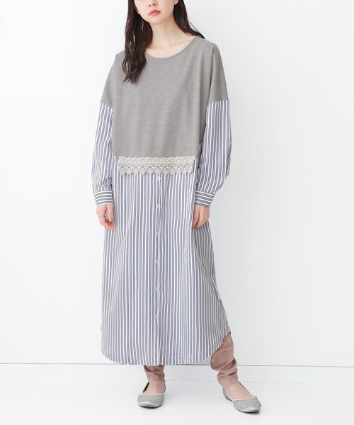 osharewalker(オシャレウォーカー)の「【廃盤】【セルフカット・機能素材】『リブレギンス』(レギンス/スパッツ・レディース・ブラック/モカ/グレイッシュブルー・1/2)」の14枚目の写真