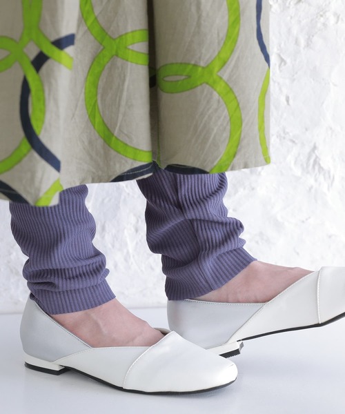 osharewalker(オシャレウォーカー)の「【廃盤】【セルフカット・機能素材】『リブレギンス』(レギンス/スパッツ・レディース・ブラック/モカ/グレイッシュブルー・1/2)」の7枚目の写真