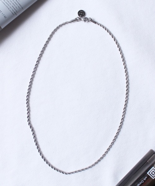 yield（イールド）の「【yield select】Stainless Chain Necklace チェーンネックレス 長さ50cm PSCN-01-50,PSCN-02-50,PSCN-03-50,PSCN-04-50（ネックレス・メンズ・シルバー系1/シルバー系2/シルバー系4/シルバー系3・FREE）」の6枚目の写真