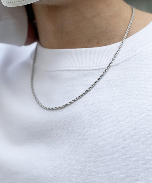 yield（イールド）の「【yield select】Stainless Chain Necklace チェーンネックレス 長さ50cm PSCN-01-50,PSCN-02-50,PSCN-03-50,PSCN-04-50（ネックレス・メンズ・シルバー系1/シルバー系2/シルバー系4/シルバー系3・FREE）」の15枚目の写真