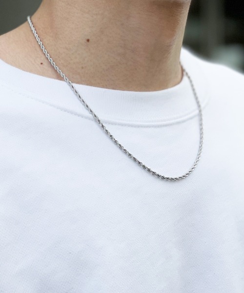 yield（イールド）の「【yield select】Stainless Chain Necklace チェーンネックレス 長さ50cm PSCN-01-50,PSCN-02-50,PSCN-03-50,PSCN-04-50（ネックレス・メンズ・シルバー系1/シルバー系2/シルバー系4/シルバー系3・FREE）」の14枚目の写真