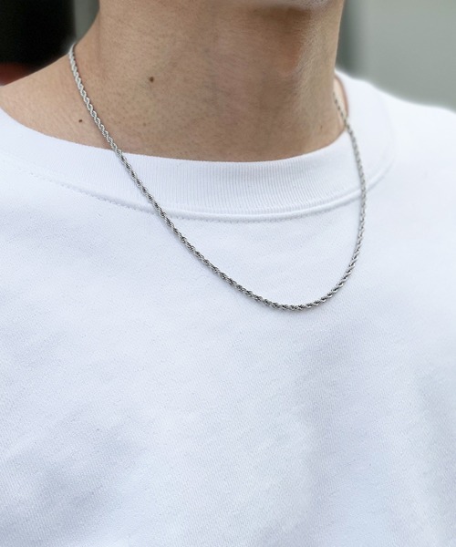 yield（イールド）の「【yield select】Stainless Chain Necklace チェーンネックレス 長さ50cm PSCN-01-50,PSCN-02-50,PSCN-03-50,PSCN-04-50（ネックレス・メンズ・シルバー系1/シルバー系2/シルバー系4/シルバー系3・FREE）」の13枚目の写真