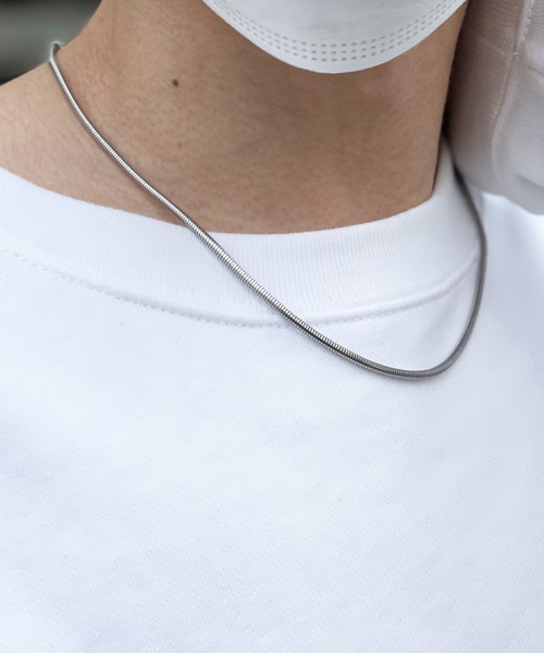 yield（イールド）の「【yield select】Stainless Chain Necklace チェーンネックレス 長さ50cm PSCN-01-50,PSCN-02-50,PSCN-03-50,PSCN-04-50（ネックレス・メンズ・シルバー系1/シルバー系2/シルバー系4/シルバー系3・FREE）」の11枚目の写真